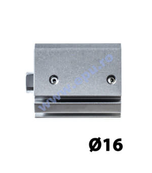 Cilindru pneumatic compact seria ACQ cu dubla actiune si magnet Ø16